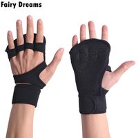 Wholesale Sports fitness Workout Gym Wrist Band Palm Gloves Weight Lifting Hand Protector kg