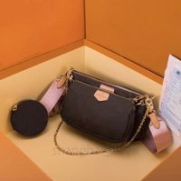 Wholesale 3 set with box favorite multi accessories Women bag Crossbody Purse Messenger Bags Handbags Flowers Designers Shoulder Lady genuine leather