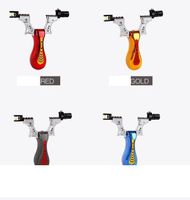 Wholesale powerful slingshot catapult stainless steel sling shot toys led precise shooting game for outdoor hiking canping fishing toys tool