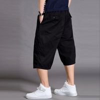 Wholesale Men s Shorts Big Sizes Men Casual Sport Summer Pants Cargo Thin Loose Long Work Oversize Capris Aesthetic Clothing