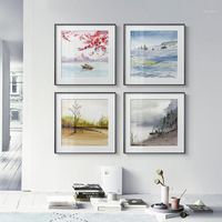 Wholesale Modern Seasons Landscape Canvas Painting Posters New Fashion Wall Art Pictures For Living Room Bedroom Dining Room Unique Decor1