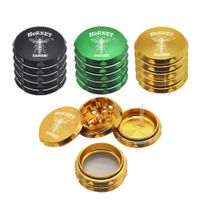 Wholesale Best Aircraft Aluminum Grinder With Large Space MM Piece Metal Herb Grinders Smoke Tobacco Grinder Spice Tobacco Muller