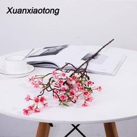 Wholesale Decorative Flowers Wreaths Xuanxiaotong cm Long Apple Blossom Flower Branch Artificial Plant Branches For Autumn Home Wedding Decoratio
