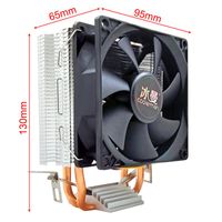 Wholesale Fans Coolings SNOWMAN CPU Cooler Heat Pipes Pin PWM mm Intel LGA Cooling Fan AM2 AM3 AMD Quiet PC Sink