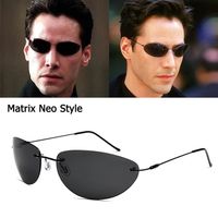 Wholesale JackJad Fashion Cool The Matrix Neo Style Polarized Sunglasses Ultralight Rimless Men Driving Brand Design Sun Glasses Ocul