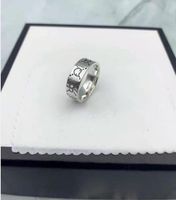 Wholesale 2021 Love Ring mens Rings Sterling Silver Rings mens Rings wedding Rings Sets women Rings heart Ring silver Ring with Box