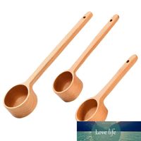 Wholesale 3 Wooden Coffee Spoon Long Handle Coffee Scoop Tea Espresso Coffee Measure for Ground Beans and Tea