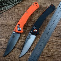 Wholesale BM15080 Drop Point D2 Axis Folding Pocket Knives Zytel Handle Survival Hunting Camping Outdoor EDC Tools