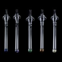 Wholesale Hot Selling Glass Filter About cm Length Glass Hand Pipes Oil Burners New Style Clear Filter Tips Tester Smoking Pipes