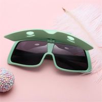 Wholesale Children Cartoon Polarized Sunglasses Flip Sun Glasses Smile Frame Eyewear Anti UV Spectacles Eyeglasses Adumbral A