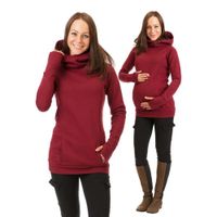 Wholesale Women Plus Size Sweatshirt Maternity Clothing Tops Nursing Hooded Lactation Clothes for Pregnant Mothers Solid Casual kg