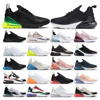 Wholesale 270 mens running shoes White black Green cactus Barely Rose igloo Coral react Bauhaus women sports sneaker trainers