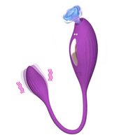 Wholesale Nxy Sex Vibrators Clitoral Sucking Vibrator with Vibrating Egg in g Spot Clitoris Stimulator Blowjob Oral Nipple Sucker Toys for Women