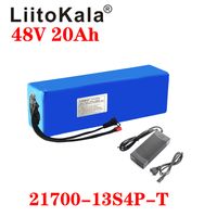 Wholesale LiitoKala original new V AH electric bicycle battery pack V W high power XT60 plug