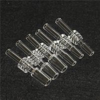 Wholesale Smoking Quartzs Tip For Nectar Collector mm mm mm Joint Dab Straw Drip Tips Domeless Real Quartz Nail Glass Water Bong