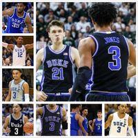 Wholesale Custom Duke Blue Devils College Basketball stitched Jerseys Trevon Duval Grayson Allen any name number mens jersey