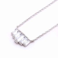 Wholesale Wholale Birth Opal Stone Name Plate Picture Diamond Initial Teddy Bear Vintage Necklace