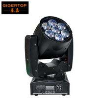 Wholesale TIPTOP W LED Moving Head Zoom Light Mini Size x12W High Power RGBW IN1 Color Mixing DMX Channel Zoom led stage light