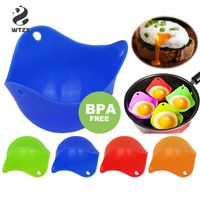 Wholesale Silicone Egg Poacher Cook Poach Pods Kitchen Tool Baking Poached Cup Egg Kitchen Cooking Tools