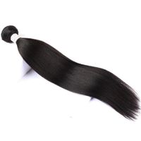 Wholesale Yaki Straight Hair Bundles Brazilian Human Hair Weave Bundles Pc Remy Light Yaki Hair Extensions Natural Color