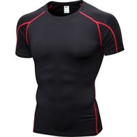 Wholesale Men s Running T Shirts Quick Dry Compression Sport T Shirts Fitness Running Shirts Soccer Shirts Men s Jersey Sportswear