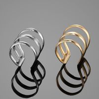 Wholesale 1pc Clip On Wrap Earring Tragus Hoop Gold Ear Cuff Fake Cartilage Piercings Illusion Captive Bead Rings Body Piercings Jewelry Q jllzbv