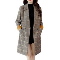 ladies checked coats