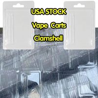 Wholesale Vape Cartridge Clamshell Plastic Package USA Stock ml ml Cartridges Blister Packaging OEM Paper Cards One Day Delivery
