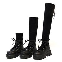 Wholesale Hot Sale Winter Boots Women Goth Platform Boots Female Women Shoes Thigh High For Knee High Ladies Ankle