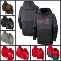Wholesale Ohio State Buckeyes Sweatshirts Olive Recon Gray Navy Victory Sideline Therma FIT Performance Club Fleece Pullover Hoodies