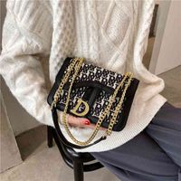 Wholesale Direct Bag women s personality chain messenger trend Korean red shoulder bag SD4