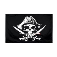 Wholesale Deadman s Chest Pirate Flag Dead Man s Chest Skull Bones Jolly Roger Flags X5 Foot Crossbone Pirate Banner Creepy Ragged