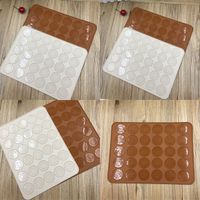 Wholesale 30 Hole Silicone Baking Pad Oven Macaron Silicone Non stick Mat Baking Pan Pastry Cake Pad Baking Tools VT0227 J2