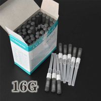 Wholesale 50Pcs box Grey G Body Jewelry Steel Catheter Piercing Needles Supply Sterilized Disposable Tattoo