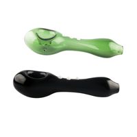 Wholesale Headshop999 Y180 About cm Length Very Special Glass Spoon Pipes Fit Your Palm Glass Smoking Pipes