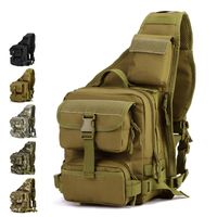 Wholesale Men Multi function Ranger Backpack Molle System Tactical Shoulder Bag Outdoor Camping Chest Messenger Bag Equipment