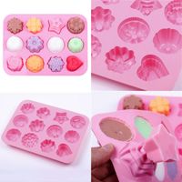 Wholesale Silicone Ice Grid Molds Chocolate Soap Mold Ice Cream Pudding Easy Demoulding Mould High Temperature Resistance Hot Sale fj F2