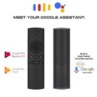 Wholesale G21S Voice Remote Control Air mouse Gyro Mic IR Learning Wireless Remote Control Google Assistant Smart Android TV Box
