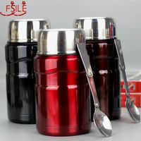 Wholesale 700ml Thermos for Food Large Vacuum Flasks lunch box Insulated Soup Porridge Box Outdoor Termos Coffee Mugs Thermoses Thermo cup