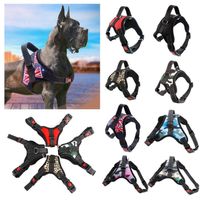 Wholesale 11colors Pet Dog Vest Harness Collar outdoor sport No Pull Adjustable Dog Chest Supplies W016