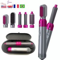 Wholesale Hair Dryer Brush Automatic Curler Professional Curling Iron Straightener Comb Styling Tools Blow Home
