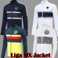 Wholesale 2021 Liga MX Jacket Club America White Jacket UNAM G OCHOA White Yellow training suit survetement Football jogging sweater men uniform