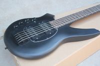 Wholesale Factory Custom Matte Black String Left Handed Electric Bass Guitar Black Hardwares Rosewood Fretboard Offer Customized