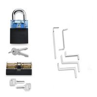 Wholesale Locksmith Supplies Tension Wrench Tool Practice Lock Pick Set Combination Padlock Broken Key Hand Tools Hardware