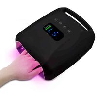 Wholesale Rechargeable Nail UV Lamp W Red Light Nail Oven Manicure Light LED Po therapy Light Wireless Nail LED Lamp
