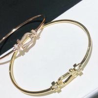 Wholesale 2020 new bracelet interlocking S925 sterling silver all crystal house buckle charm bracelet women s jewelry