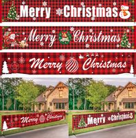 Wholesale 300 cm New Merry Christmas Banner Halloween Birthday Pary Christmas Decorations for Home Outdoor Store Banner Flag Pulling New Year Deocr