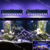 Wholesale Aquarium Lights W Dimmable Full Spectrum Decoration with Lens Indoor Lighting For Coral plant Marine Nitley Aquatic Plants DHL