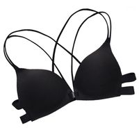 Wholesale NEW Fashion Lady Women Sexy Wireless Bra Top Vest Breathable Chest Pad Wearing Underwear Seamless1
