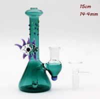 Wholesale Ready To Ship cm Hunter Glass Bongs Inline Perc Two Fuction Fashion Oil Rigs Glass Bongs Water Pipes Bowl Joint mm Smoking Hookah